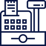 ícone de caixa registradora
