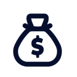 ícone de saco de dinheiro